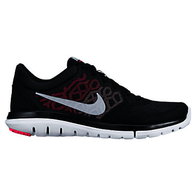 Nike Flex Run 2015 Women's Running Shoes, Black/Silver Nike Flex Run 2015 Women's Running Shoes, Black/Silver